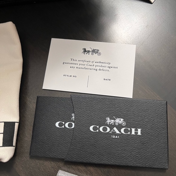 Coach Ziptop Geometric Pouch - Picture 5 of 7